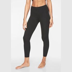 New Juicy Couture Womens Essential High Waisted Cotton Crop Legging Deep Black